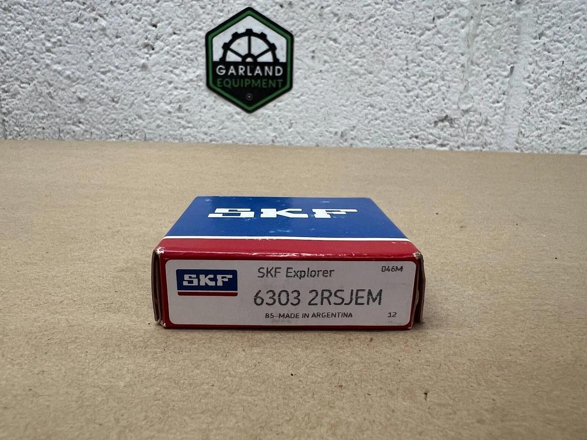 New - open box SKF 6303 2RSJEM Deep Groove Ball Bearing