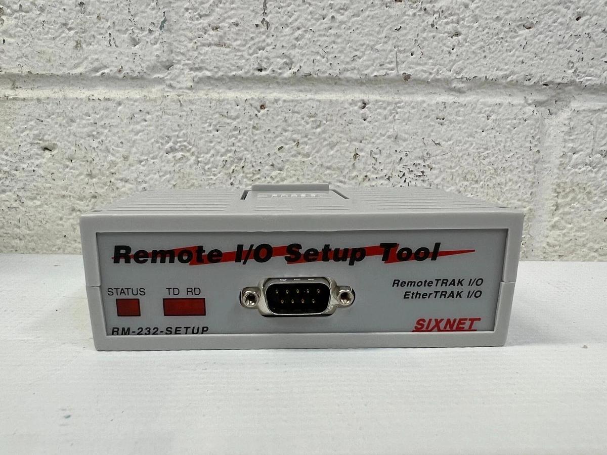 Used Sixnet Remotetrak RM-232- Setup I/O Module