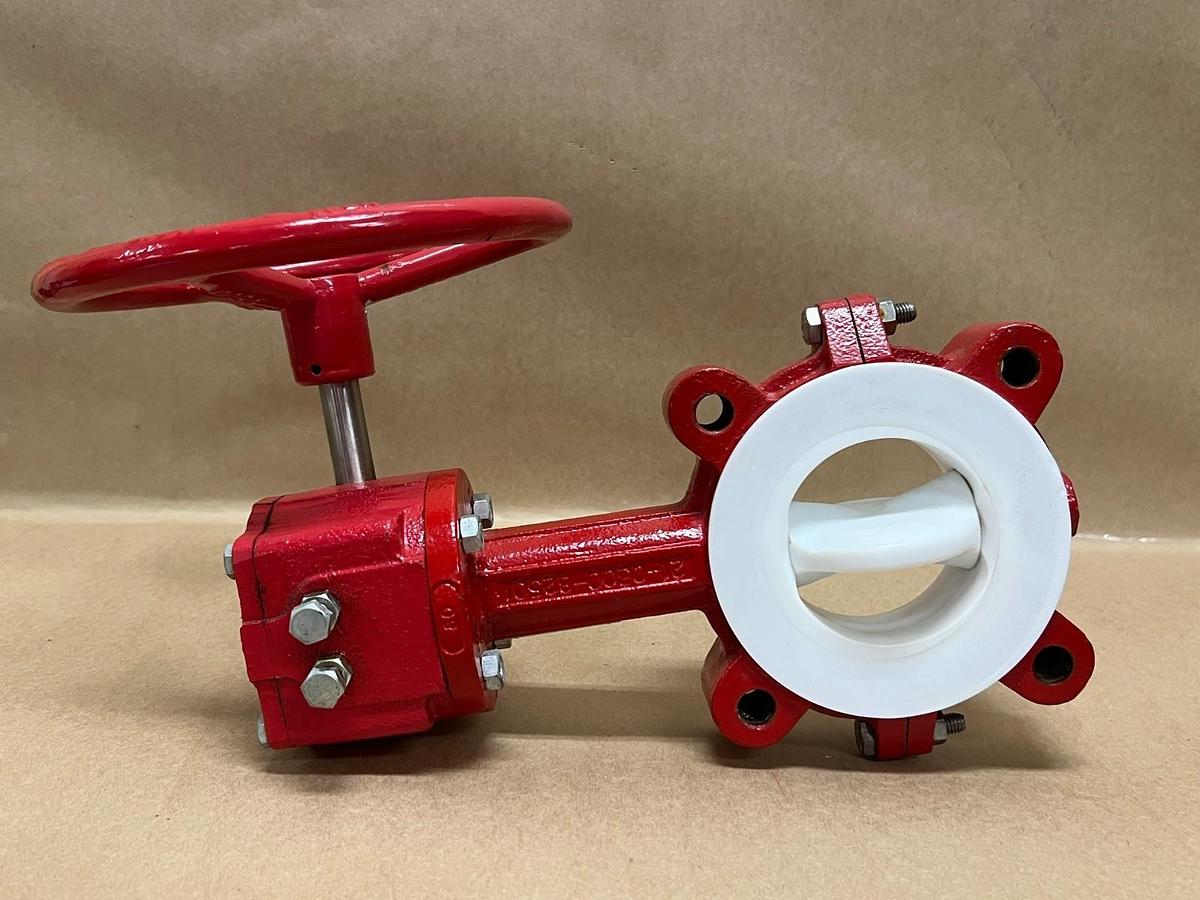 Used Bray 04-0200-11202-001 Manual Gear Operator, Hand Wheel & Ser 23, 3" Butterfly
