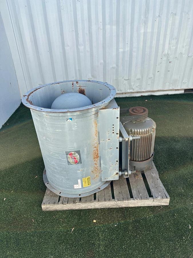 Used Hartzell Fan 54-20-V00 Axial Inline, 25 TE Hp @ 1780RPM 575V