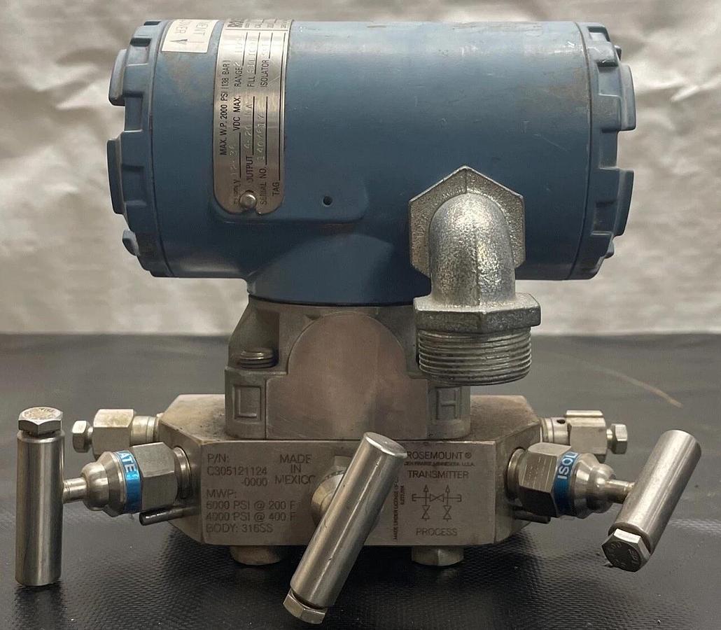 Used Rosemount C305121124 Pressure Transmitter Assembly