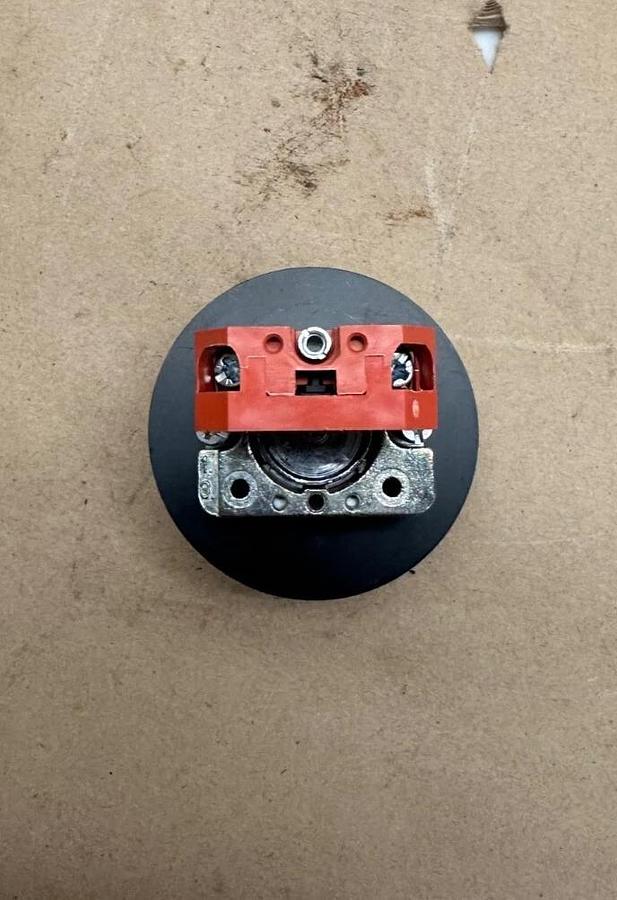 Used AutomationDirect Direct Twist Lock Button with EXC1030 Red Twist Lock Button
