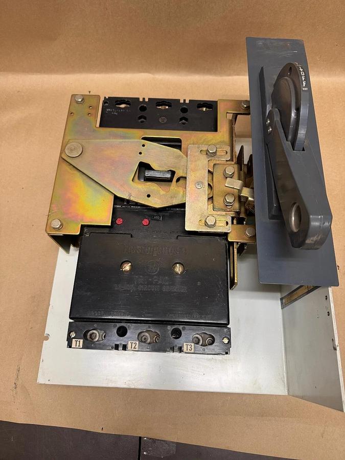 Used Westinghouse LA3400PRF 400A Circuit Breaker Tri-Pac with Frame & External Switch