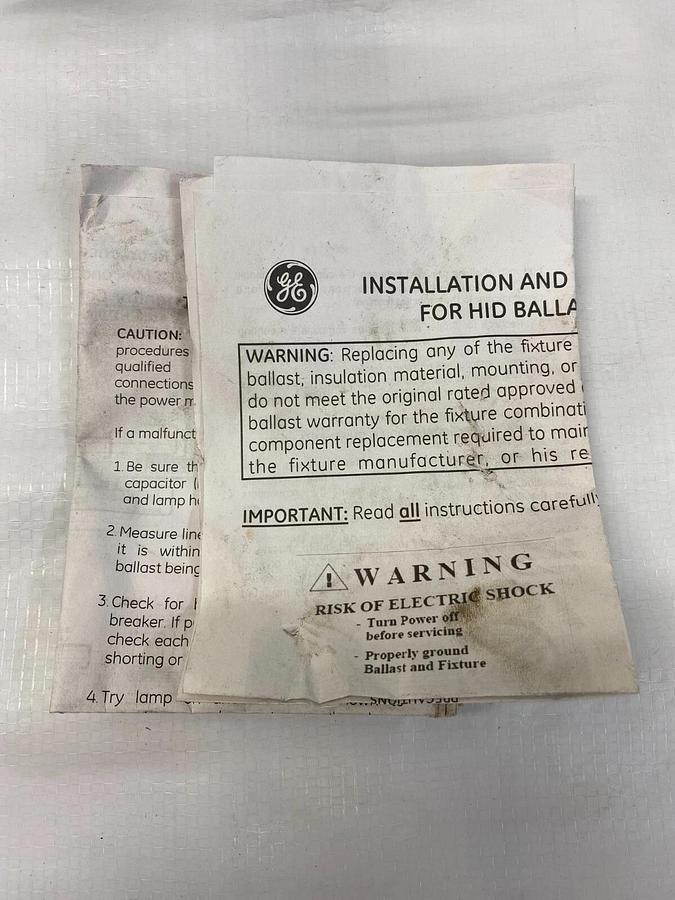 GE GES400ML5AA4-5 High Pressure Sodium Ballast