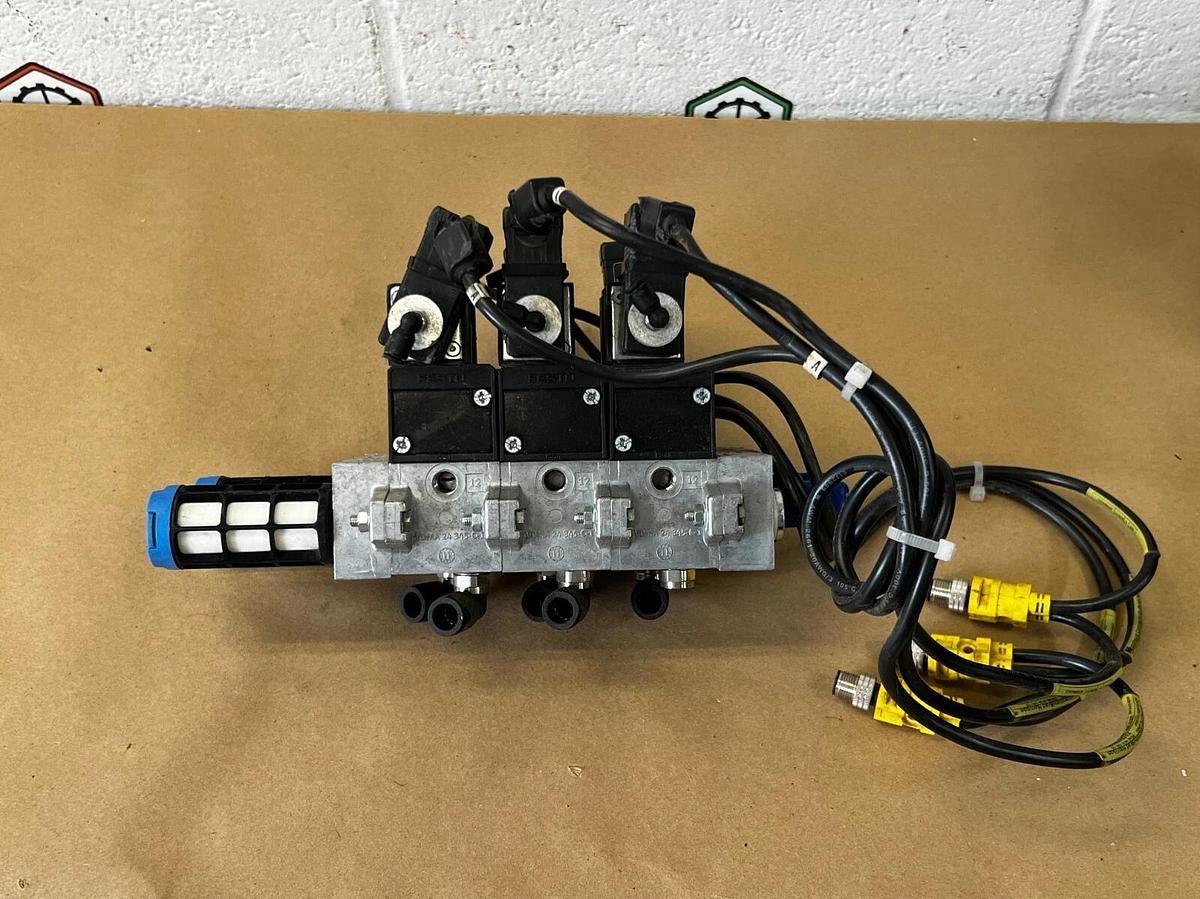 Used Festo VDMA24345-C-1, VDMA24345-D-1 Assembly - Parts Only