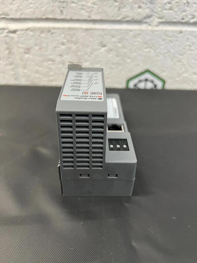 Used Allen Bradley 1734-AENT Ser B Ethernet/IP TP Media I/O Adapter 24VDC
