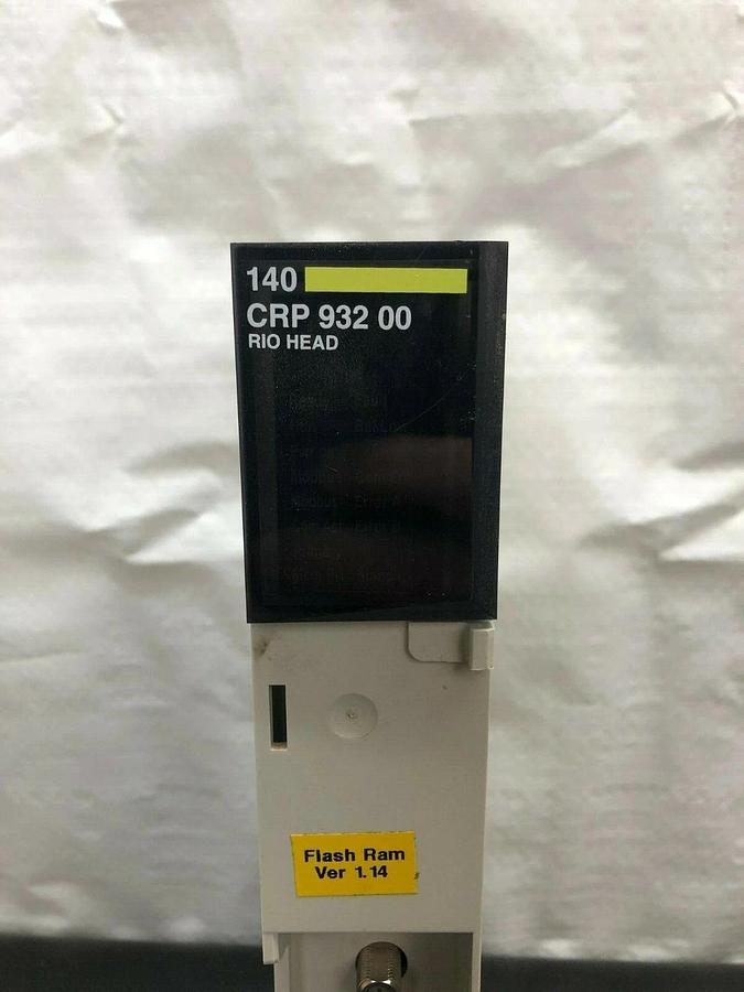 Used Schneider Automation 140 CRP 932 00, TSX Quantum Rio Head S908, 2 Head