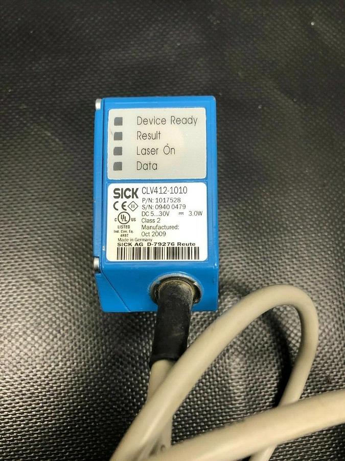 Used Sick CLV412-1010 Barcode Scanner