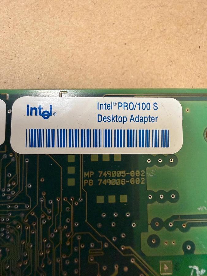Used Intel Pro/100 S Desktop Adapter