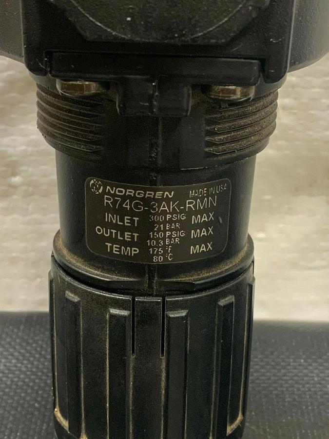 Used Norgren R74G-3AK-RMN Pneumatic Regulator