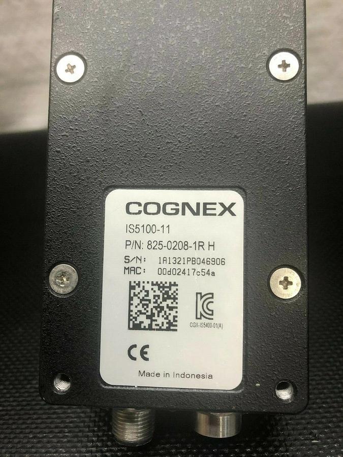 Used Cognex IS5100-11 Insight Vision Camera w/ Funjinon HF12.5HA-1B Lens & Lens Cover