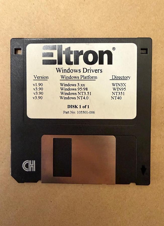 Used Eltron 105501-006 Windows Drivers