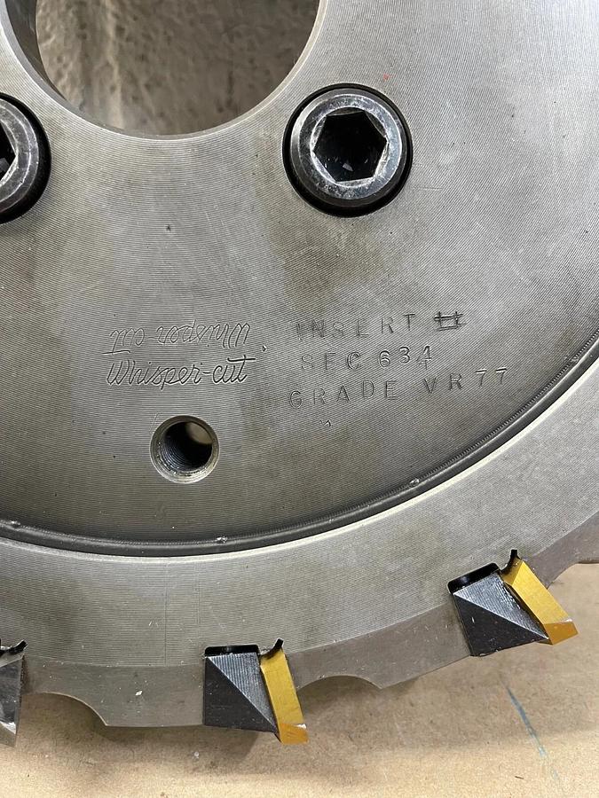 Used VR Wesson N HRG 1512-17 Top Notch Insert, Insert # SEC 634, Grade: VR77