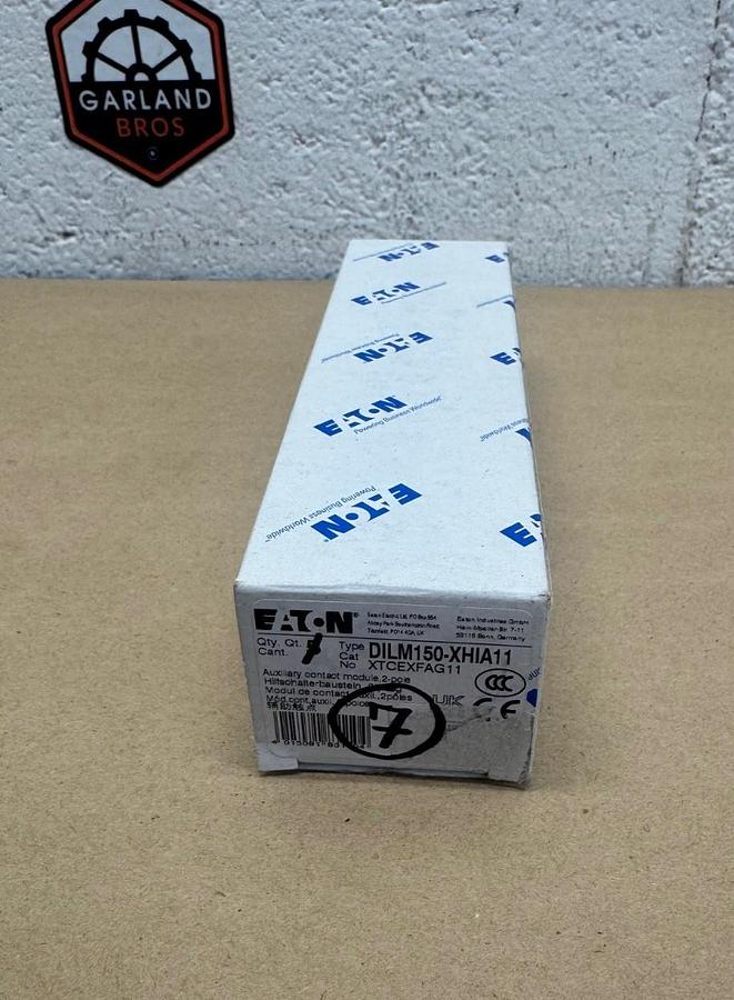 Used Eaton DILM150-XHIA11 Auxiliary Contact Module, 2 Pole, (7 Pack)*NEW*