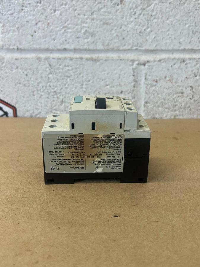 Used Siemens 3RV1011-0JA10 Sirius 3R Starter Protector