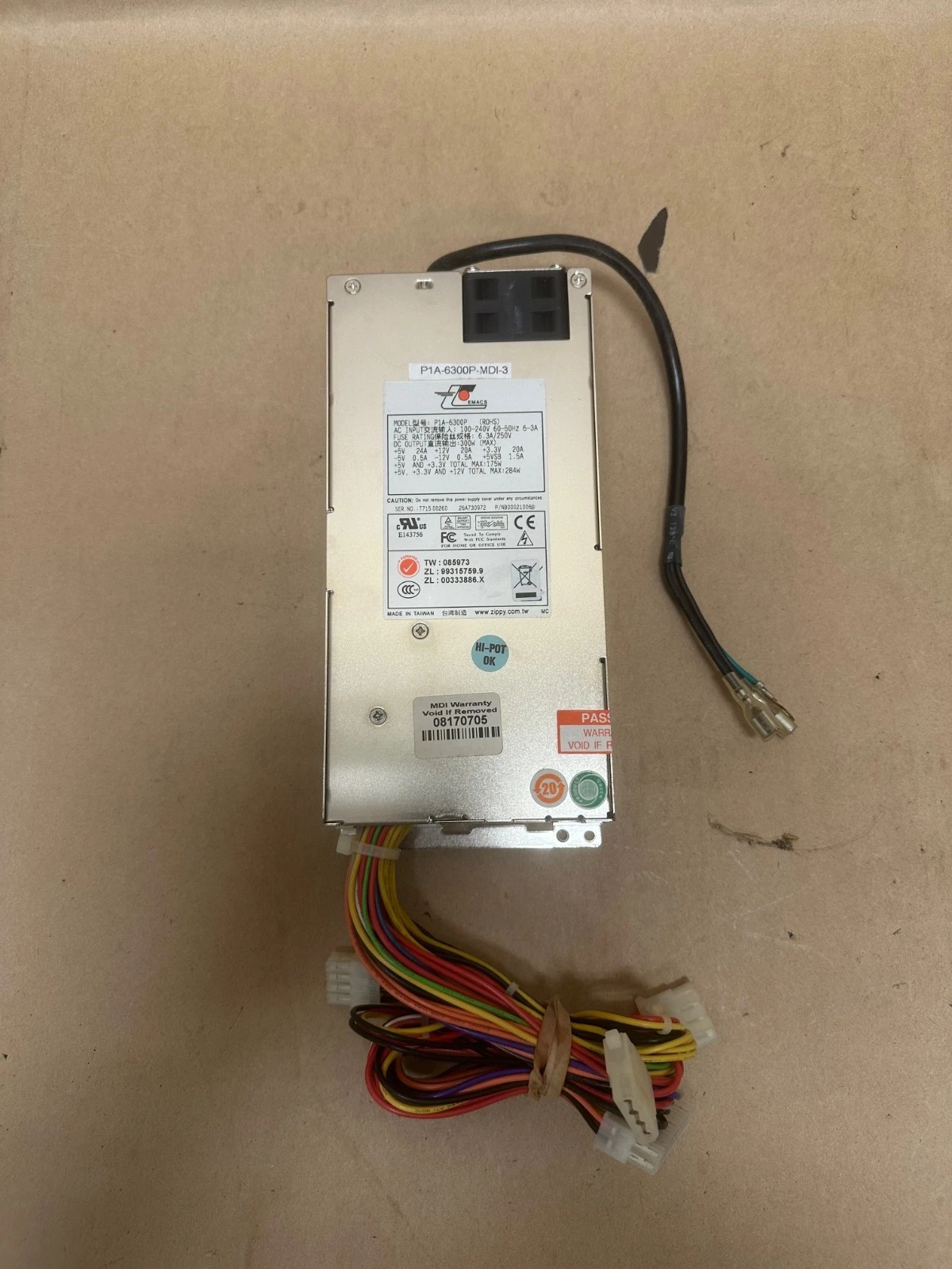 EMACS P1A-6300P Power Supply