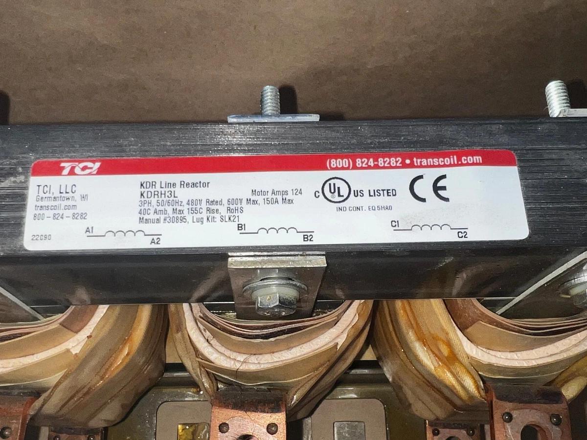 TCI KDRH3L KDR Line Reactor 480V Rated, 600V Max, 50/60Hz 3 Phase *NEW*