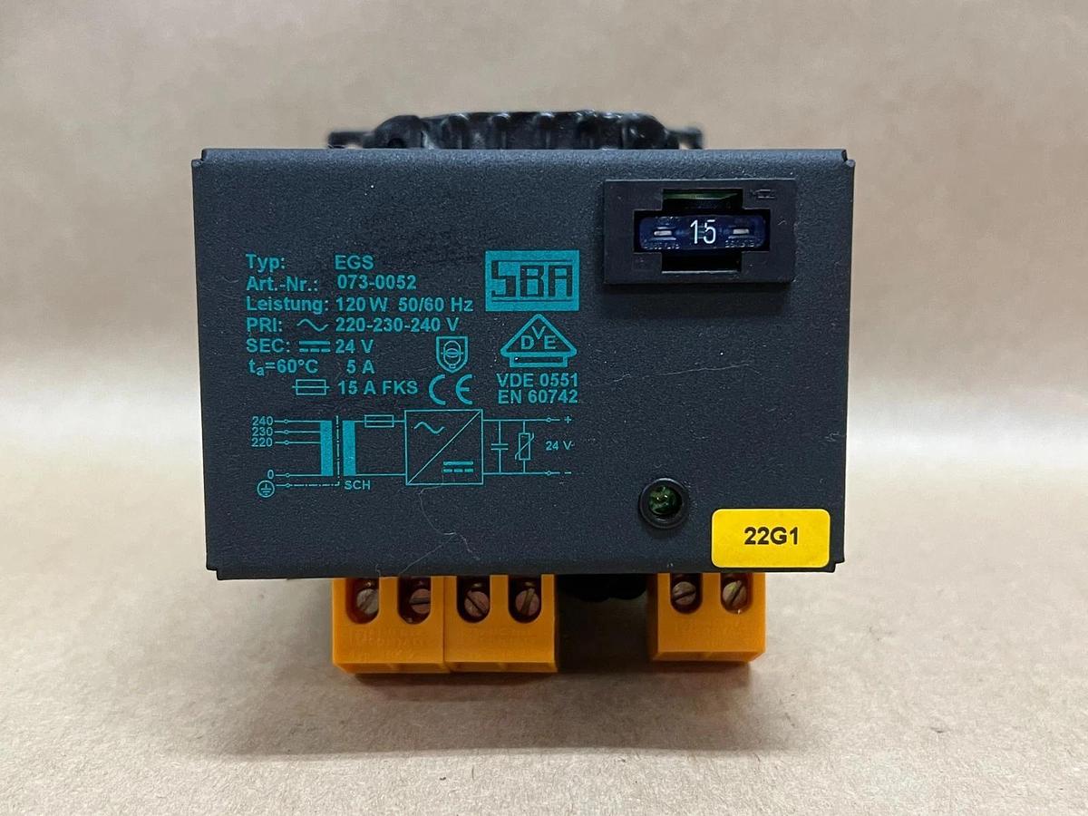 Used SBA EGS 073-0052 Transformer