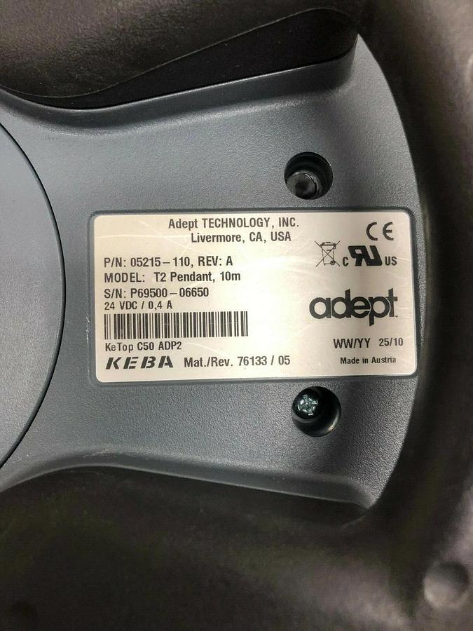 Used Adept Technology 05215-110, T2 Pendant
