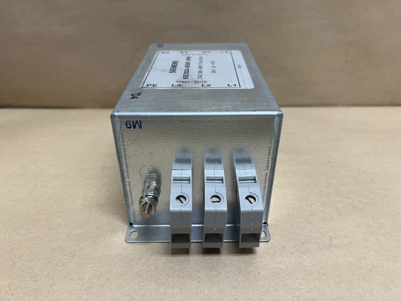 Used Siemens 6SE7023-4ES87-0FB1 36A @ 40C Interface Suppression Filter