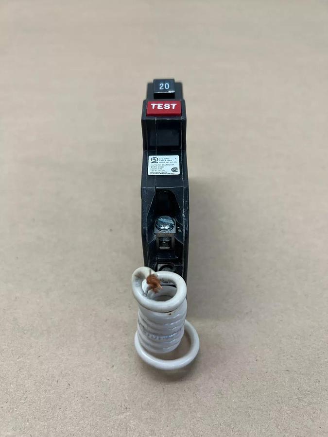Eaton CHB120GF 20A, Single Pole Circuit Breaker