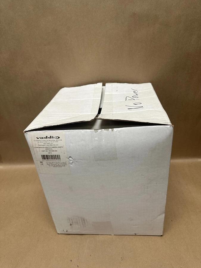 Vaddio 999-6990-000 Clearview HD-USB PTZ Camera, No Power Cable *NEW*