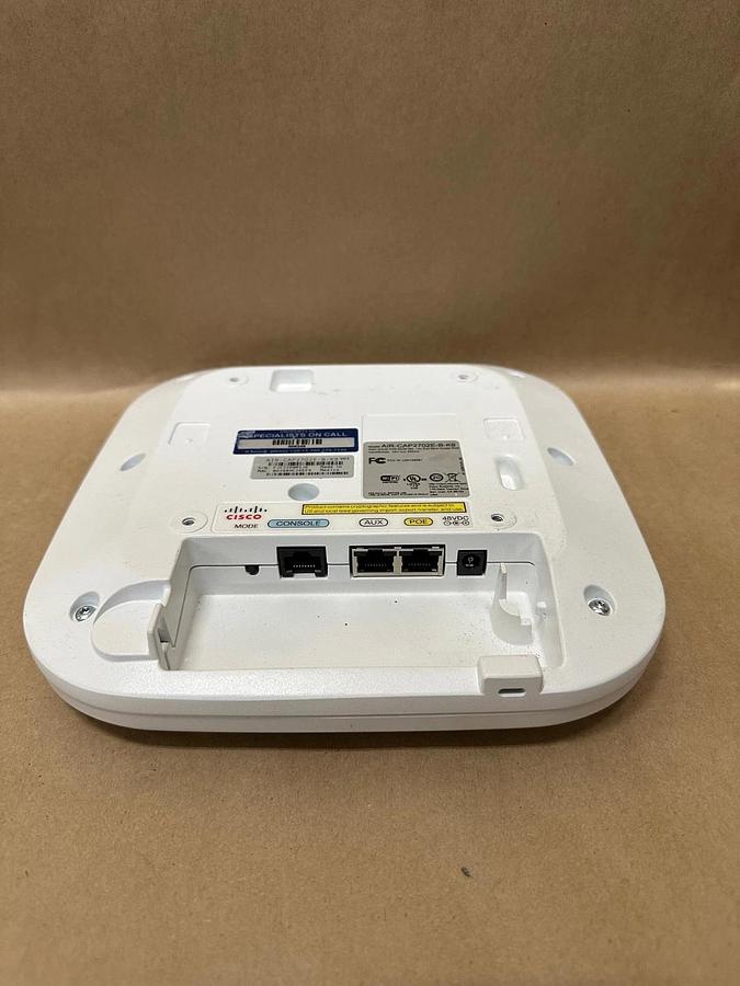 Used Cisco AIR-CAP2702E-B-K9 Wireless Access Point, No Power Cable