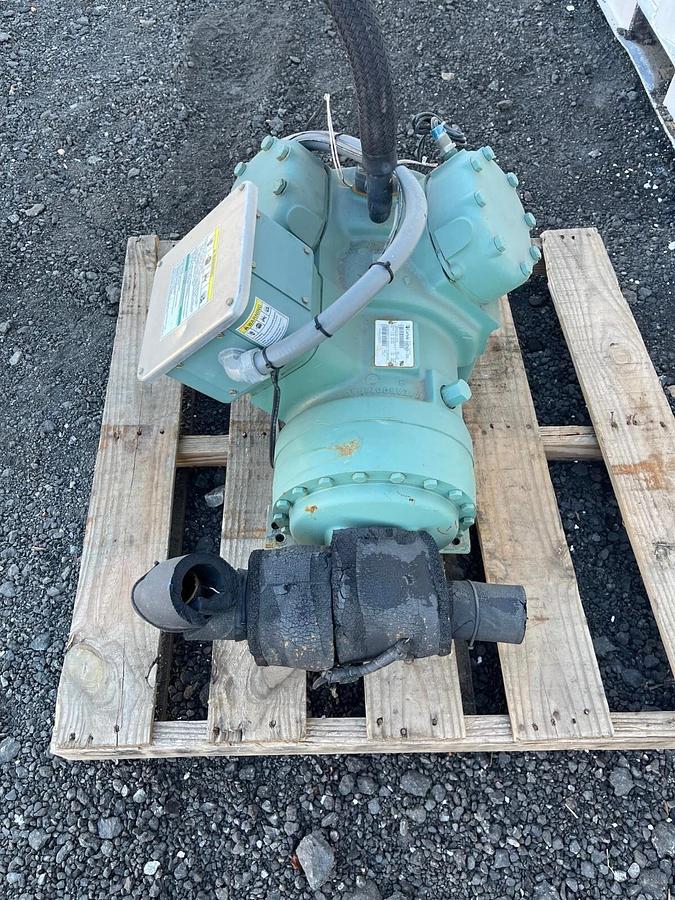 Used Carlyle 06EZ450-370 Semi-Hermetic Compressor, 3 Ph, 60 Hz, 208-230/460V