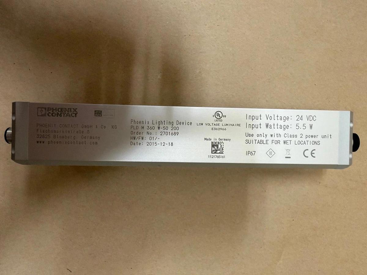 Used Phoenix Contact PLD M 360 W-50 200 LED Machine Light