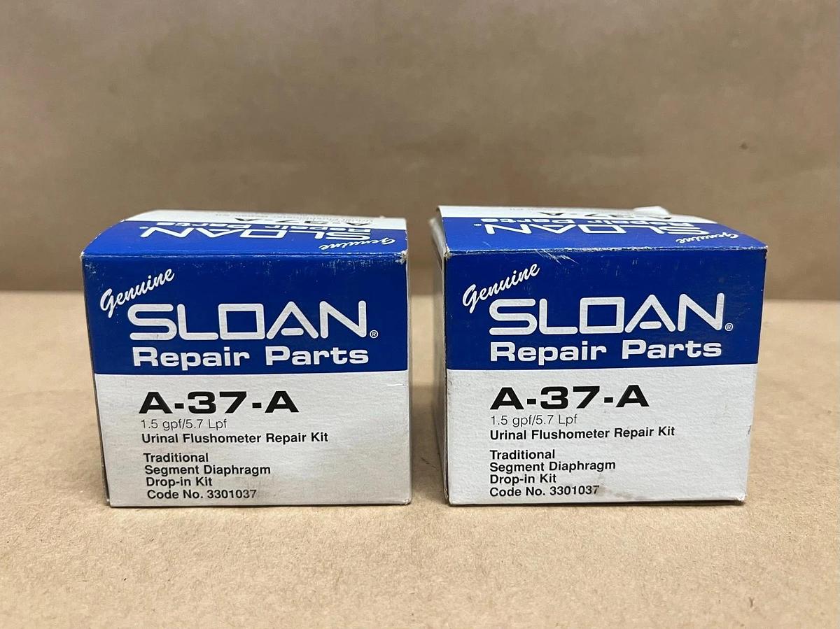 Used Sloan A-37-A Urinal Flushometer Repair Kit - Lot of 2 *NEW*