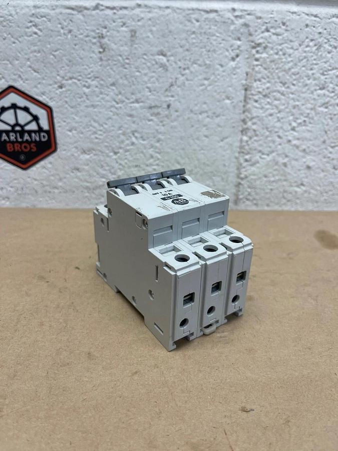 Used Allen-Bradley 1492-CB3 G 100 Supplementary Protector, Series B, 10A