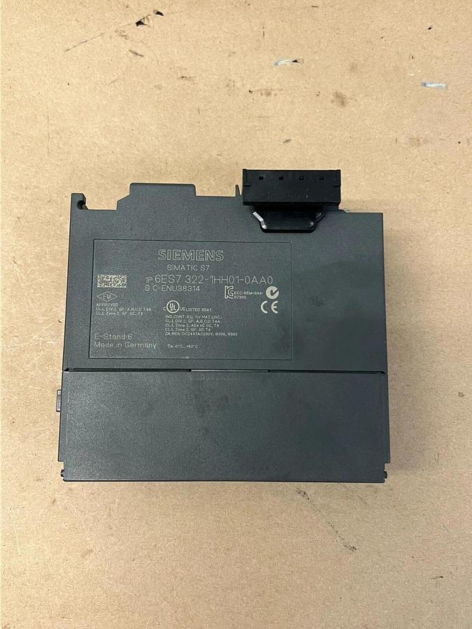 Used Siemens 6ES7 322-1HH01-0AA0 Simatic S7 Digital Output