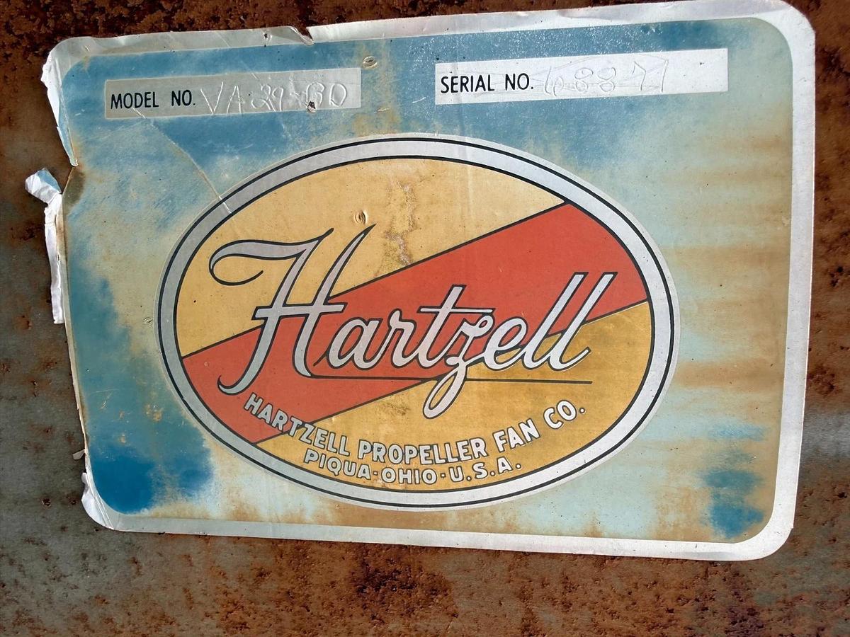 Used Hartzell Fan VA29-BD 29” Axial Inline Fan