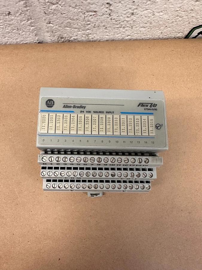 Used Allen Bradley - 1794 IV16 - Flex I/O VCD Source Input with TB3