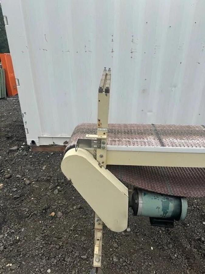 Used Industrial Conveyor, 104” x 12” Belt, w/ Reliance 1.5Hp Motor @ 1725 RPM