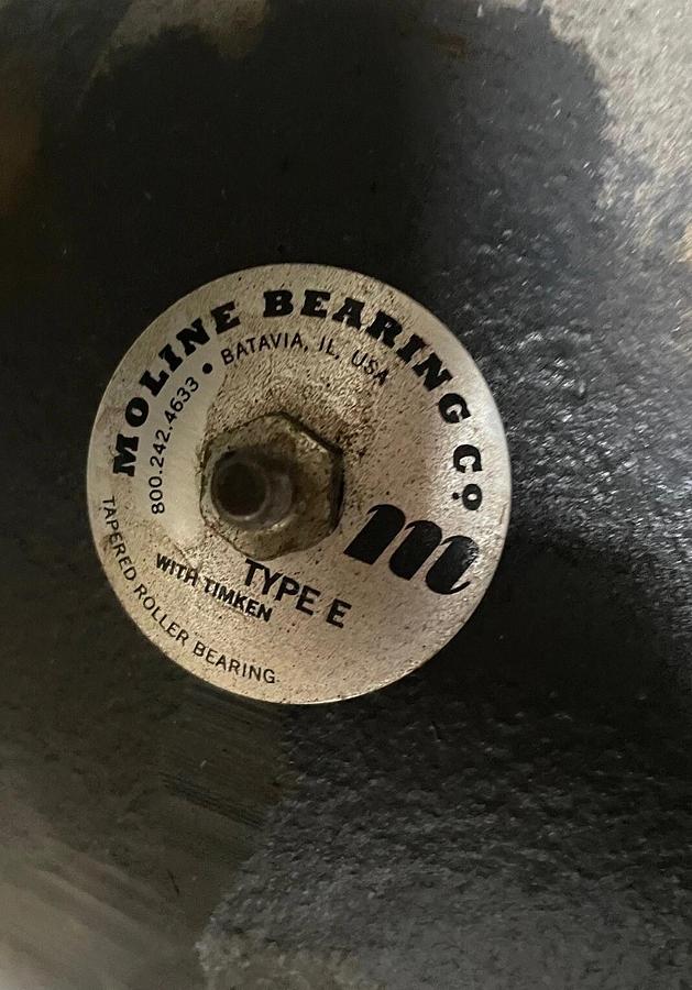 Used Moline Bearing Co. S1410 Tapered Roller Bearing, 4-1/2” Bore, 4 Bolt