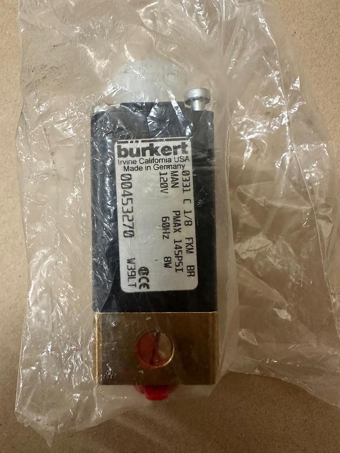 Used Burkert 00453270 General Purpose Valve *FACTORY SEALED*