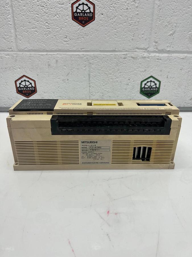 Used Mitsubishi F2-40MS Melsec F 2-40M Programmable Controller *Powers Up*
