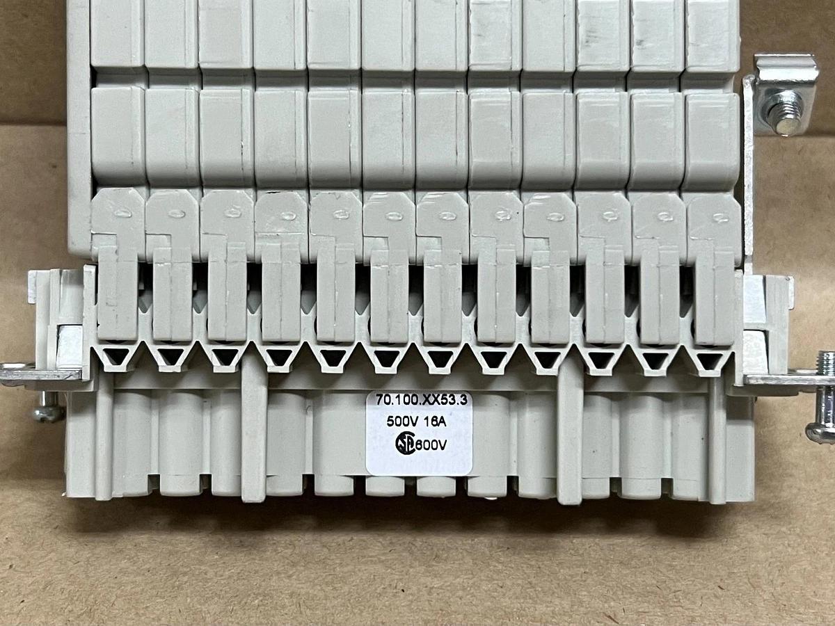 Used Wieland 70.100.XX53.3 Connector Terminal - Lot of 3