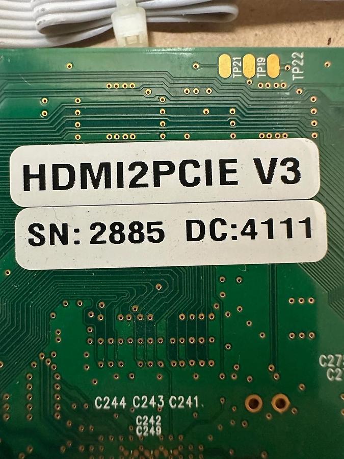 Used HDMI2PCIE v3 Video Capture Card