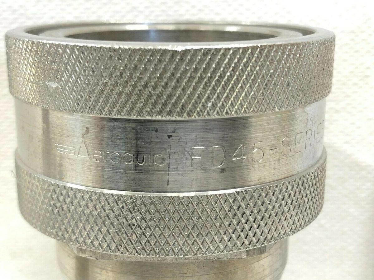 Used Aeroquip FD45-1005-16-16 Hansen LL8-K36 Hydraulic Coupling Hansen ML4-H26 Sockt