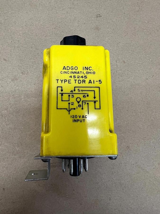 Used Adgo TDR AI-5 Time Delay Relay