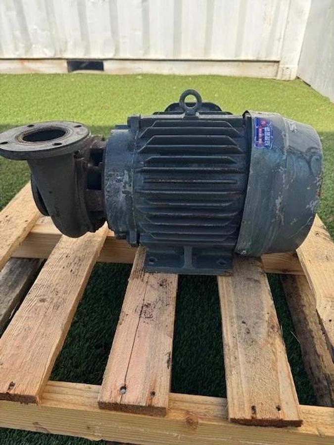 Used Tatung BBFC-HDA 7-1/2Hp Motor @ 3500RPM, 3 x 3 Chinese Pump