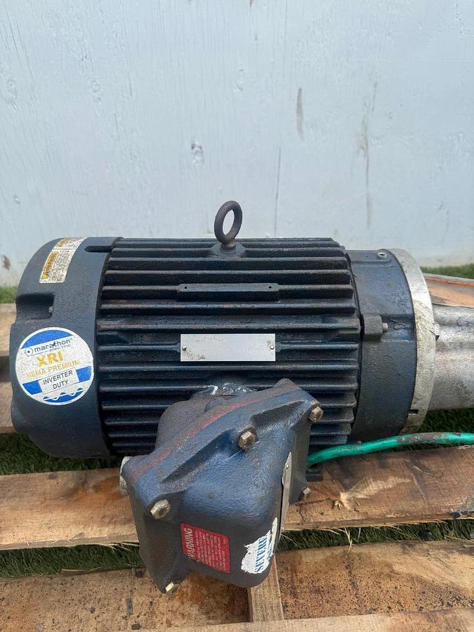 Used Brueninghaus A10VSO 10 DR Hydromatik Pump w/ BZ624000 TB3 Type Motor