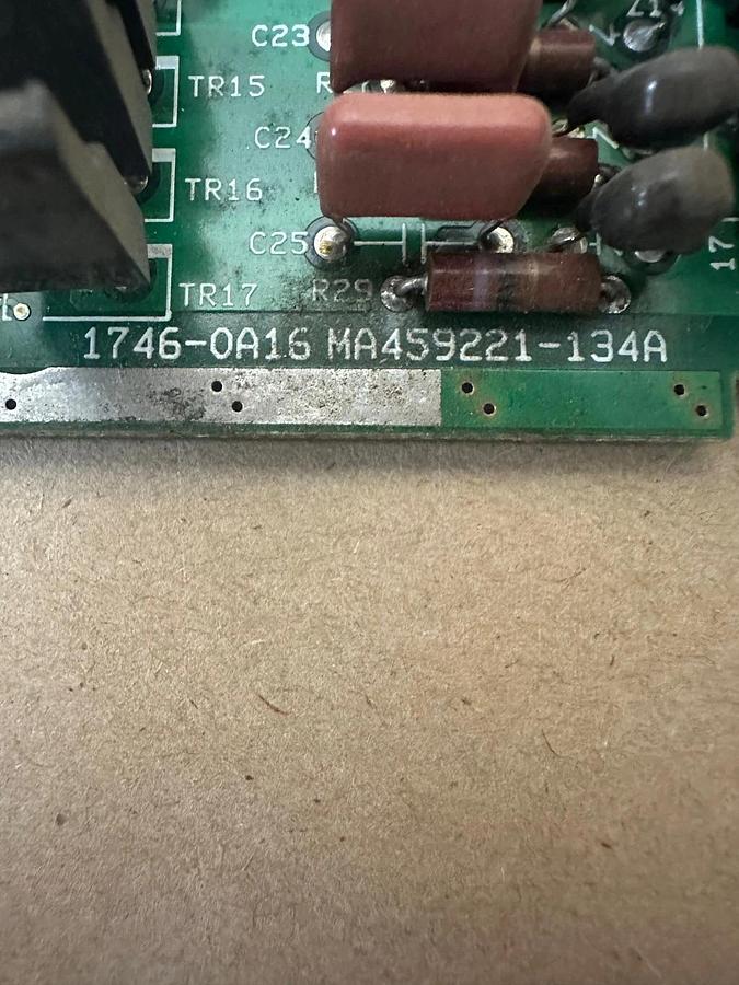 Used Allen Bradley 1746-0A16 Output Module SLC500 Circuit Board