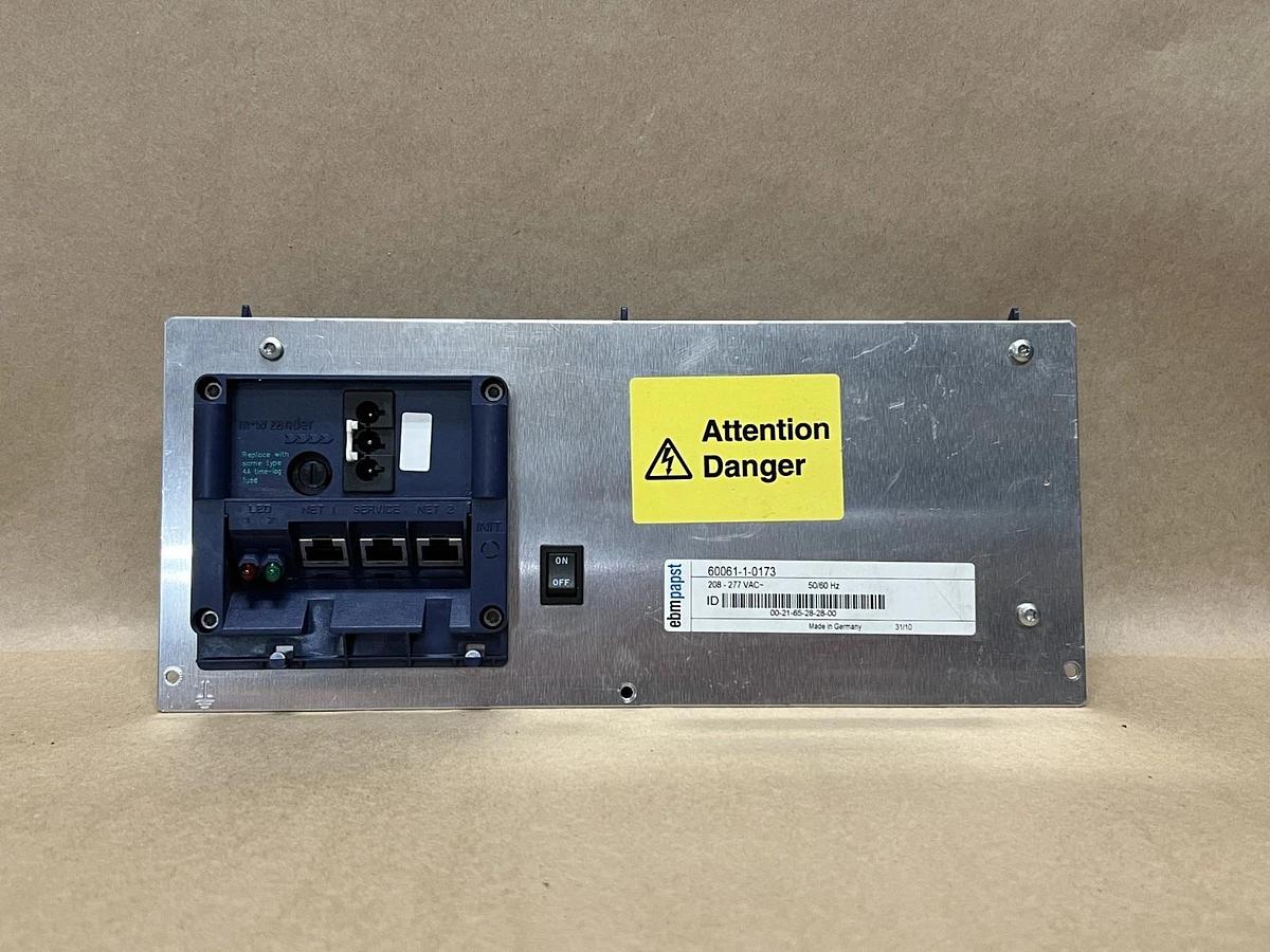 Used EBM Papst 60061-1-0173 Power Control Module Unit for K3G400-AA21-34 Fan Assembly