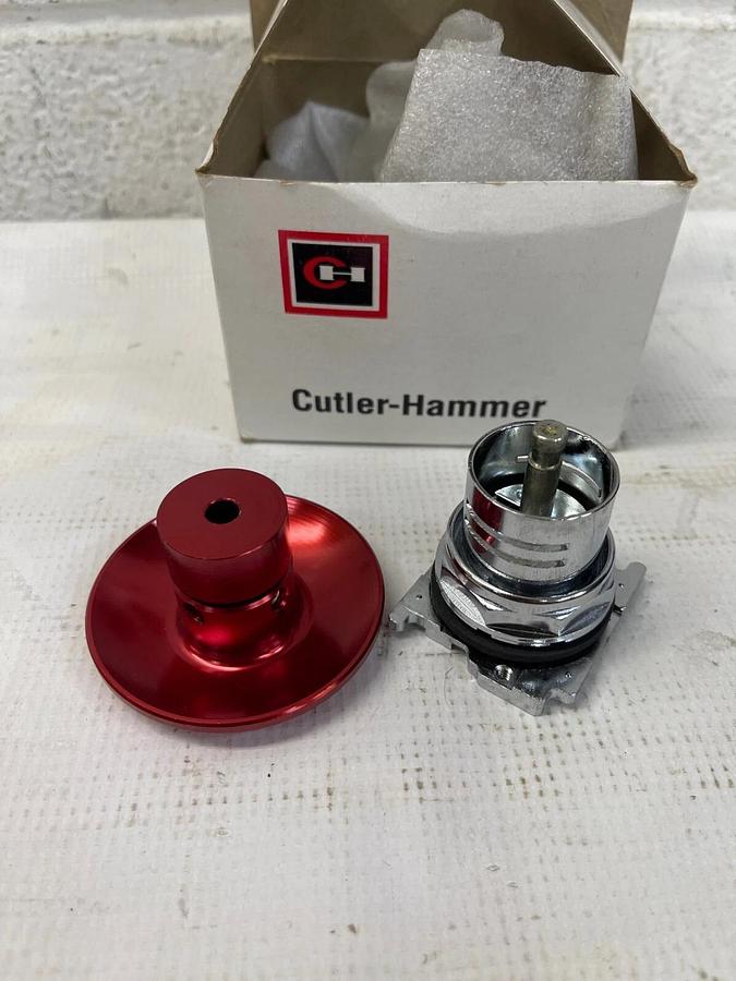 Used Cutler-Hammer 10250ED952 Pushbutton Oper. w/ Padlock Attach.