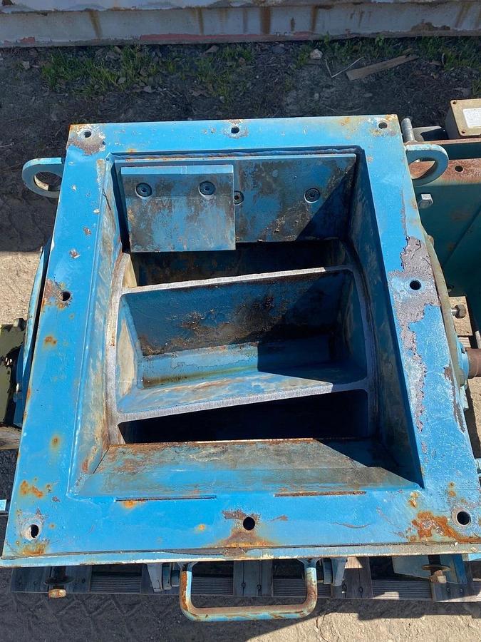Used Rader 20x20 ESW Rotary Airlock, 5HP Baldor Motor, TXT4B Dodge Gearbox S/N MD5384