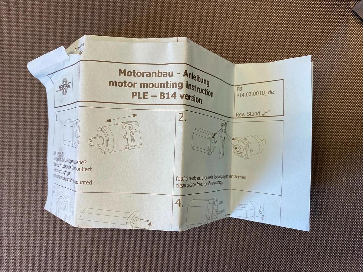 Neugart PLE 60 Planetary Gearbox w/ Output Shaft