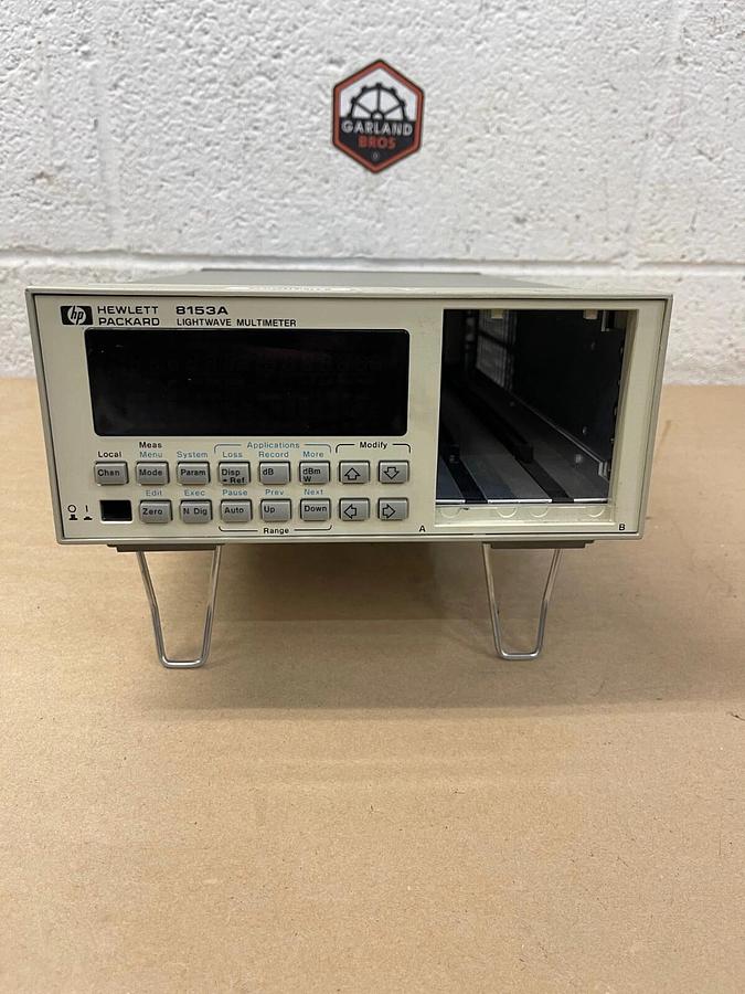 Used Hewlett-Packard 8153A Lightwave Multimeter, *Parts Only* Missing Power Button